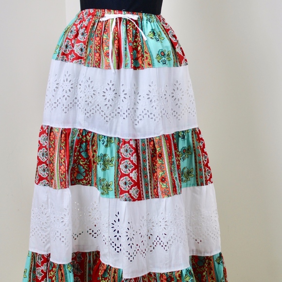 Unbranded Dresses & Skirts - Gypsy Fortune Teller Gathered Skirt Sm 5 Tiers